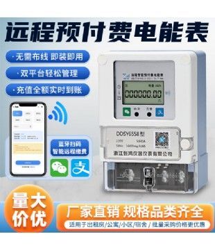 遠程4G預(yù)付費電表